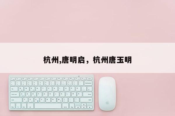 杭州,唐明启,杭州唐玉明