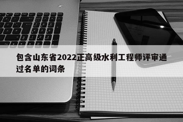 包含山东省2022正高级水利工程师评审通过名单的词条